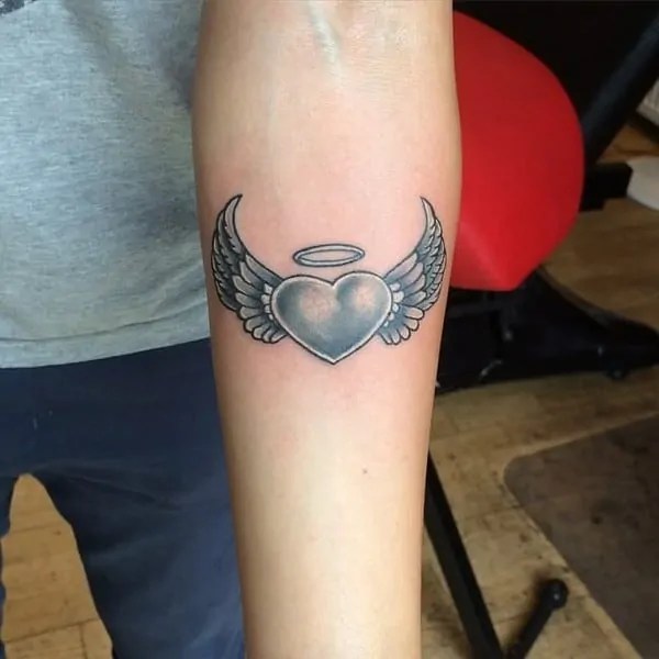 Rest in peace tattoos or rip tattoos are often in the remembrance of a loved one. Angel Wings Tattoo For Forearm Designs With Details Beautyhacks4all