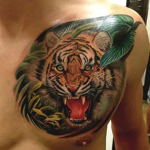 pic Tiger Chest Tattoo Meaning tiger tattoo design ideas meanings