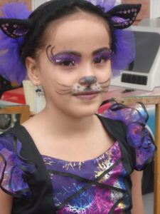 Halloween makeup for girls