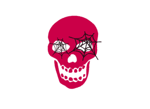 pink halloween horror makeup