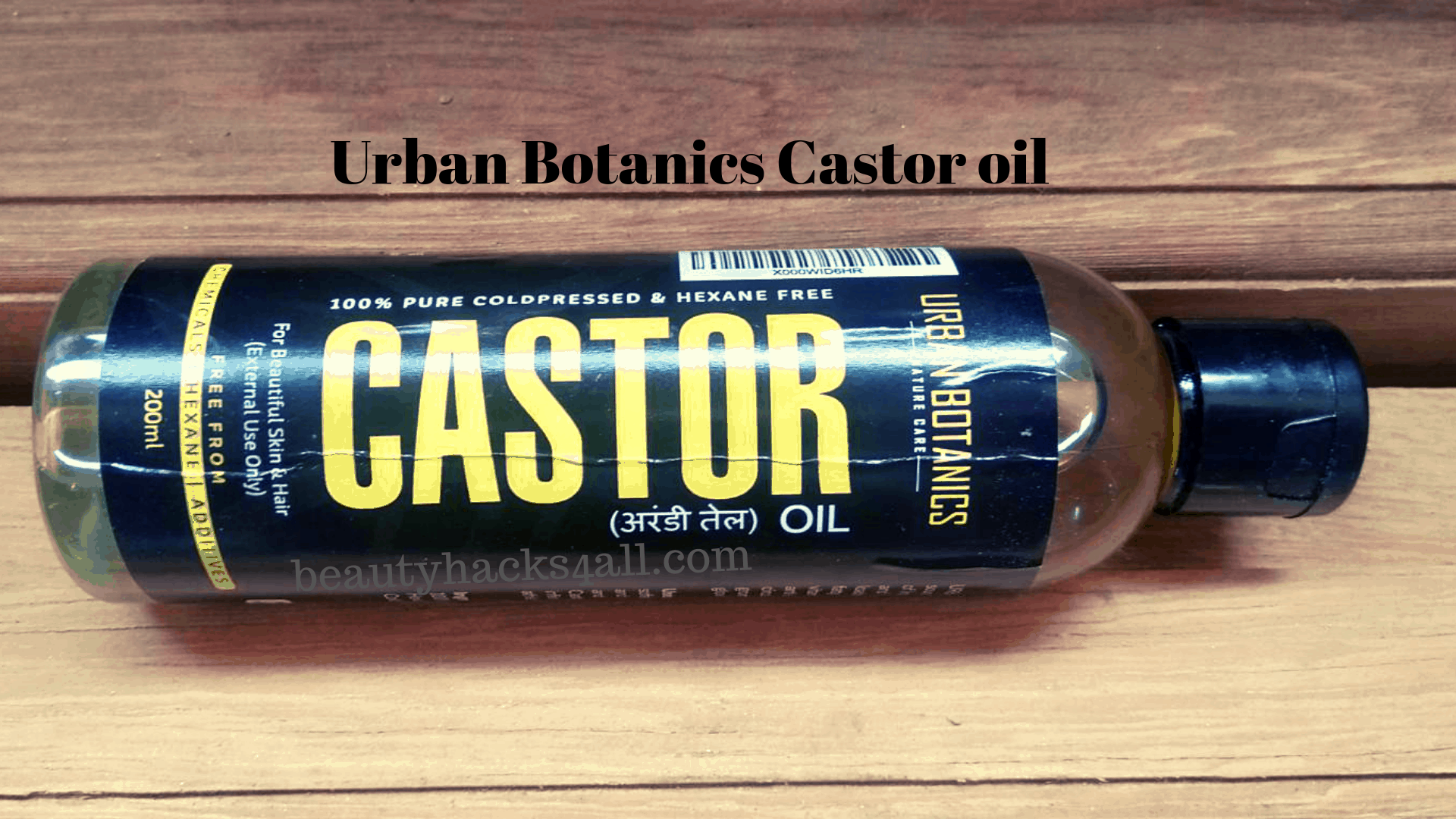 Urban Botanics castor oil