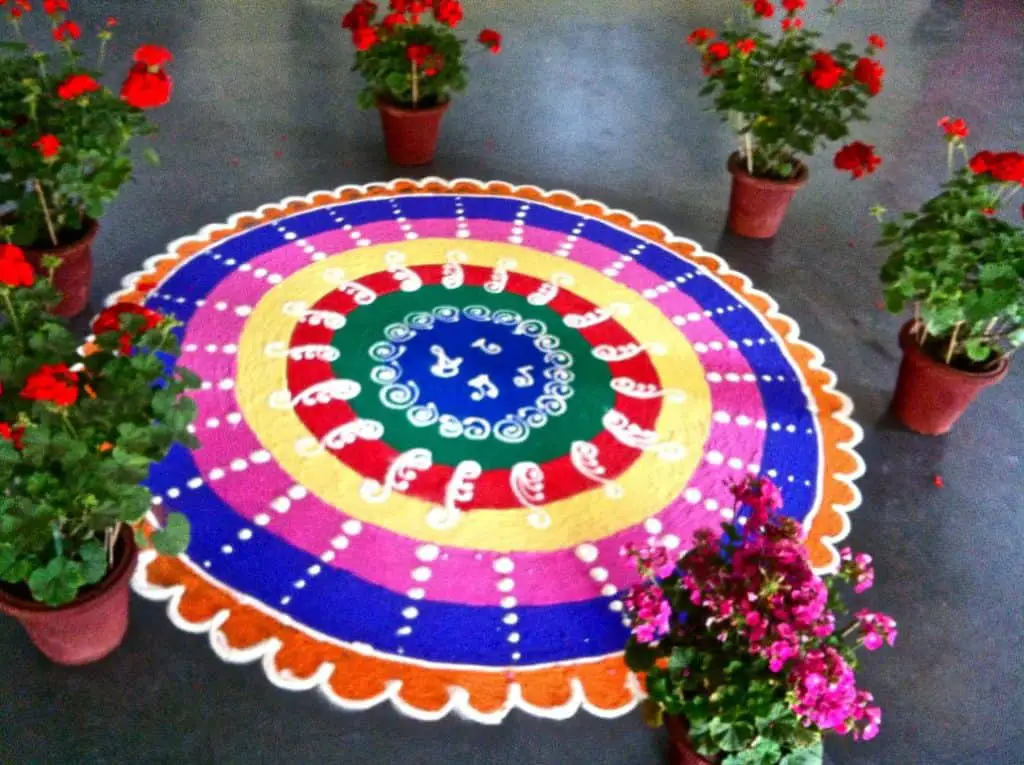 rangoli rouns