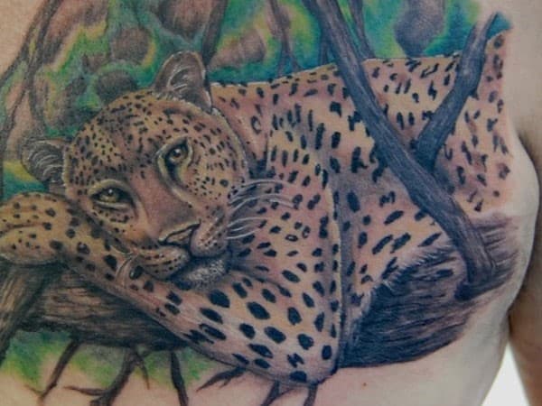 leopard tattoo for boys