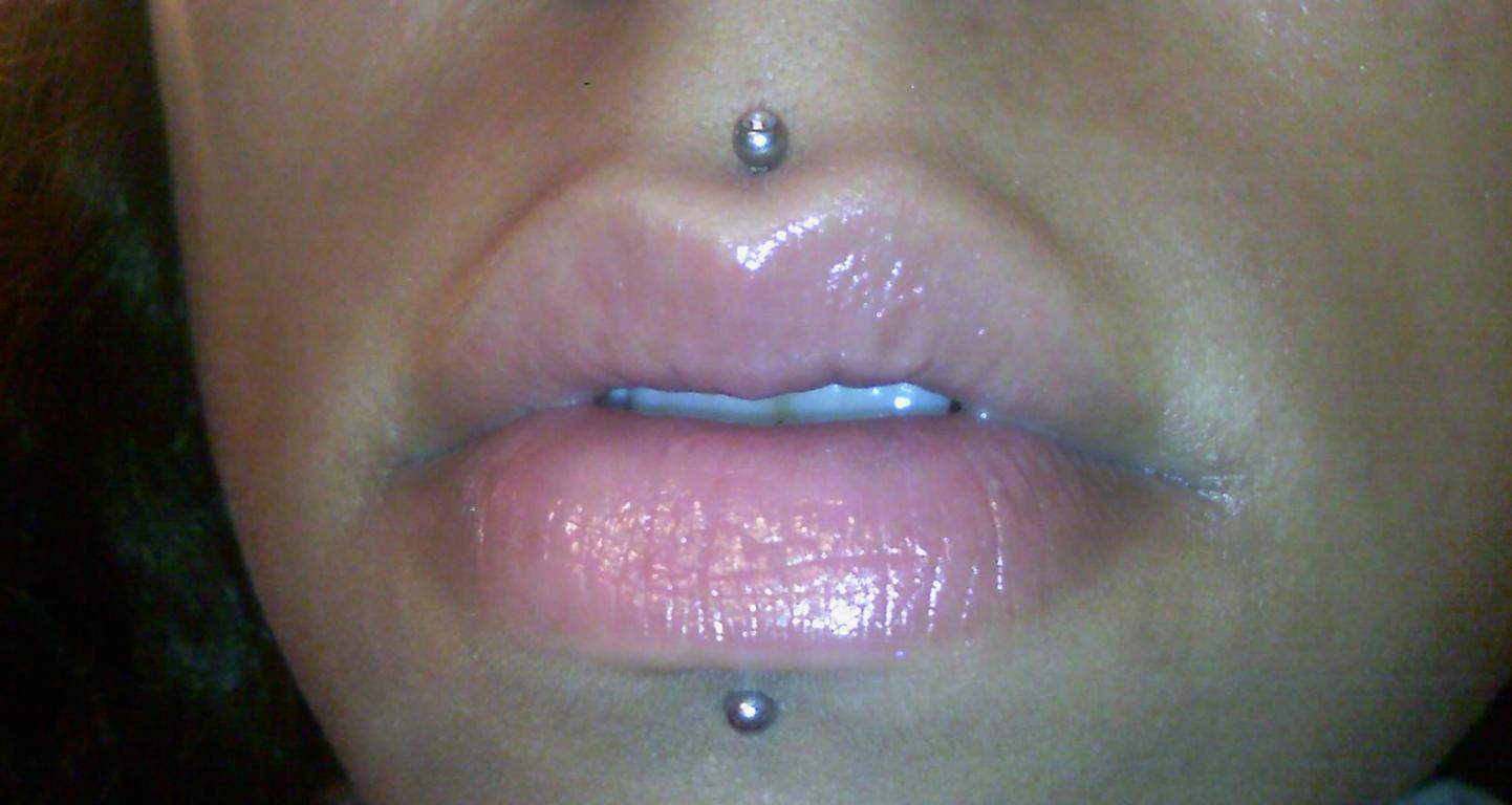 medusa lip piercing pain