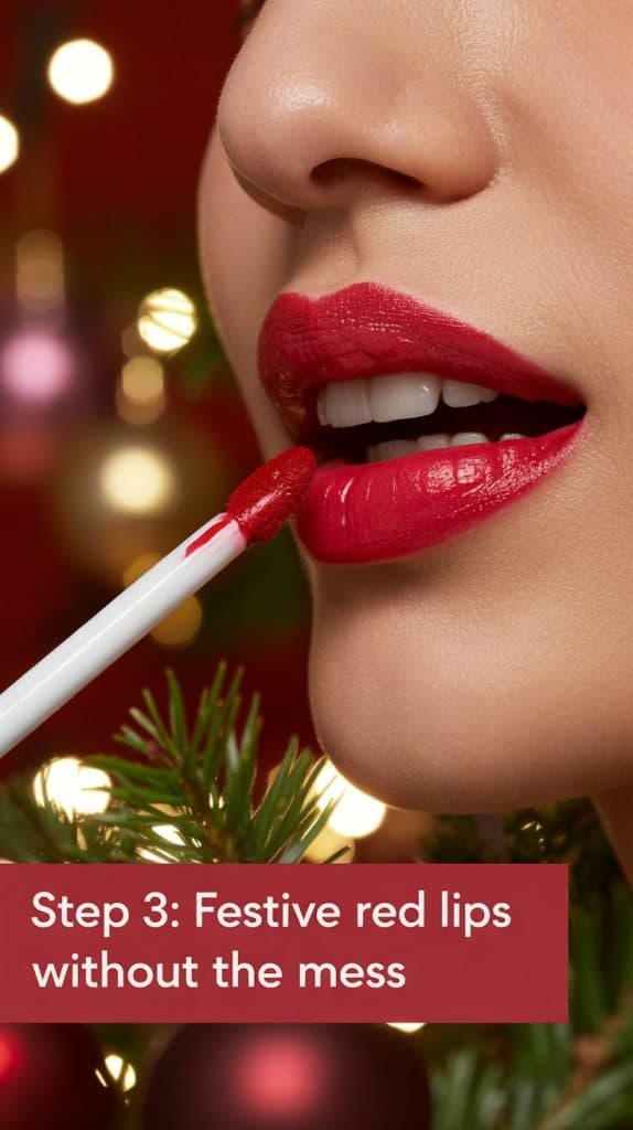 festive-red-lips