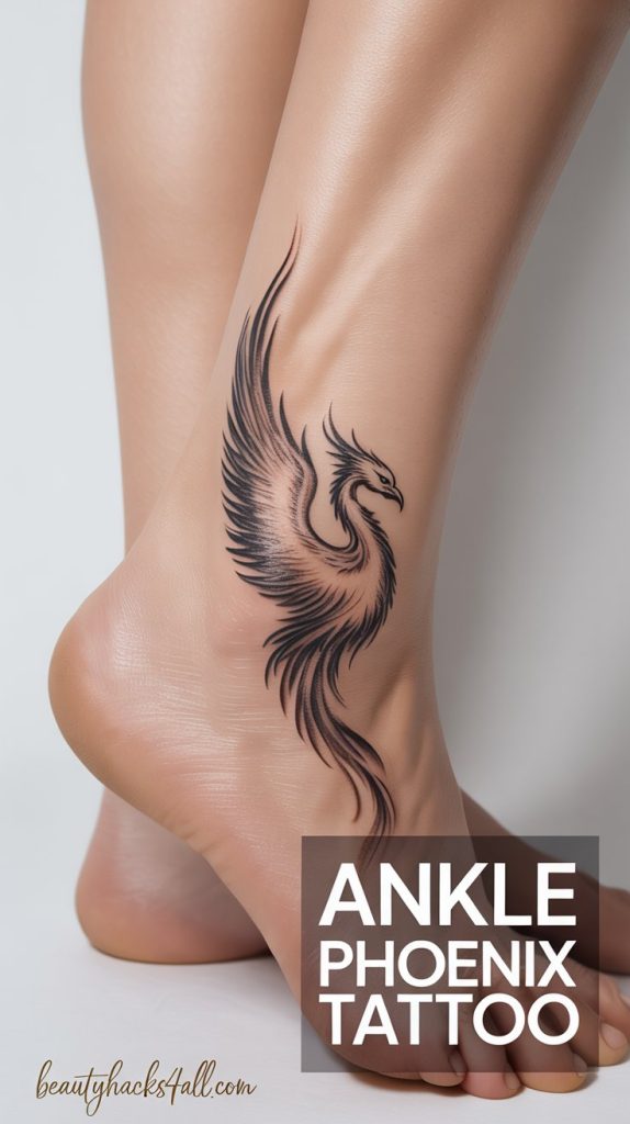 ankle-phoenix-tattoo