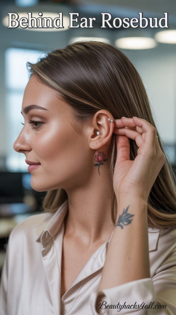 behind-ear-rosebuds-tattoo