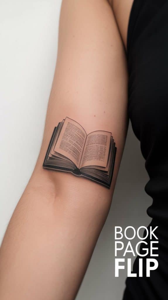 book-page-flip-tattoo