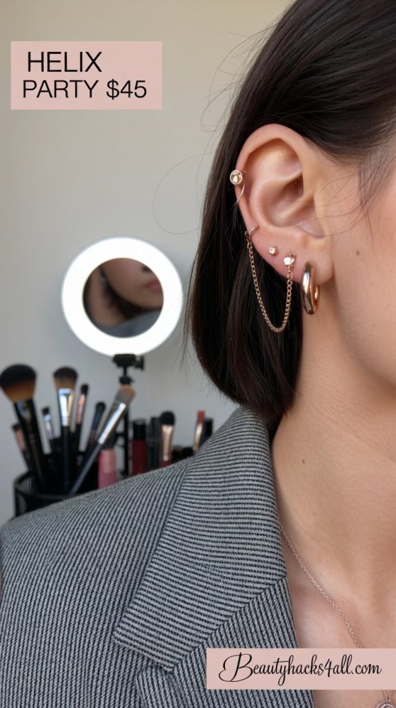 helix-party-rose-gold-studs