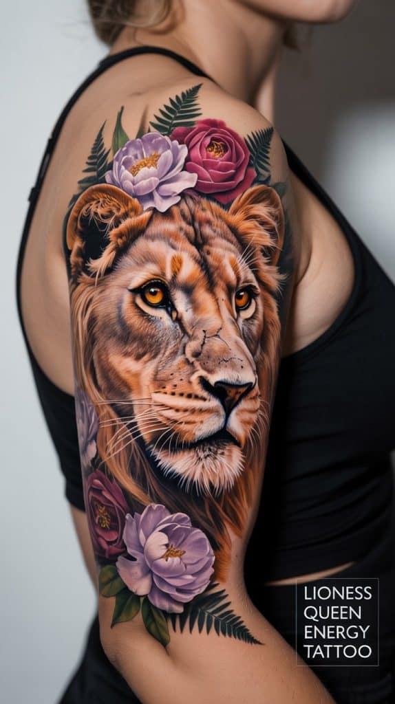 lioness-queen-tattoo