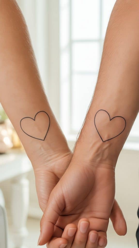 matching-heart-tattoo