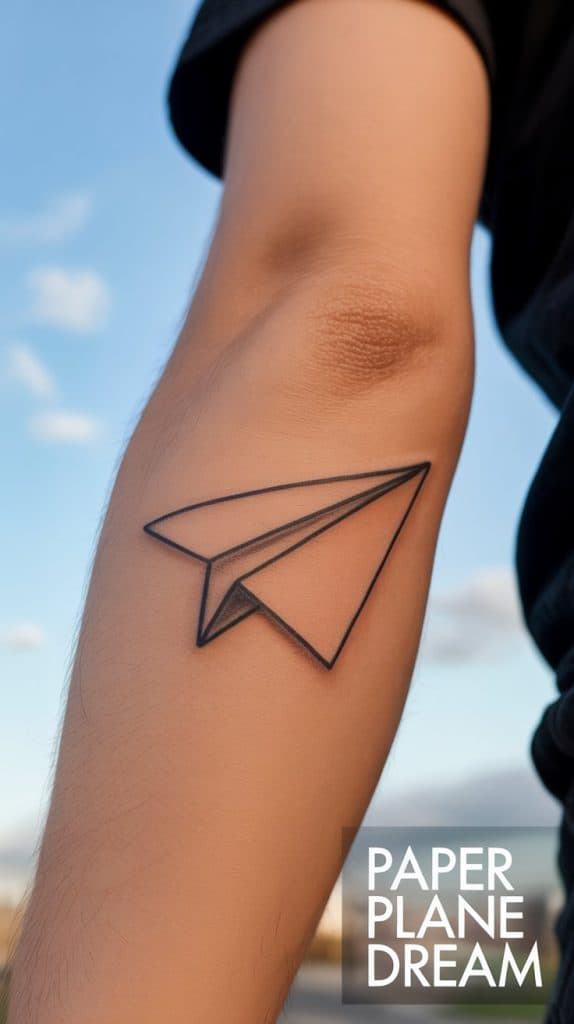 paper-plane-dream-tattoo