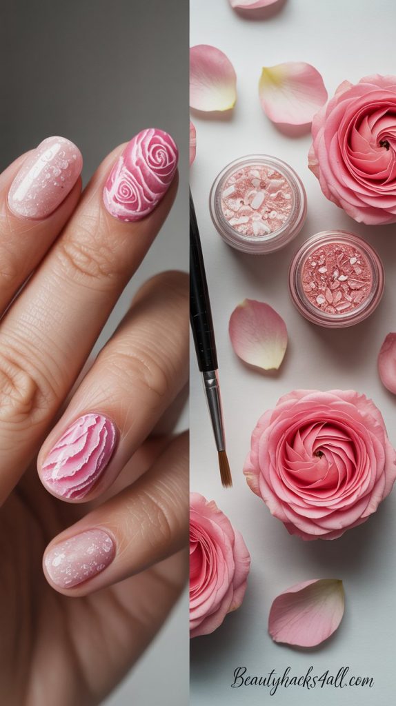 sugar-rose-texture-nail-design