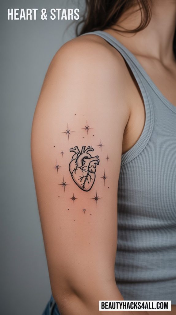 anatomical-heart-star-tattoo
